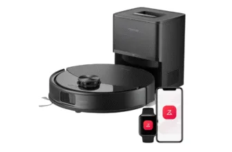 Robot Vacuum and Mop with Self-Emptying, 10,000Pa Suction