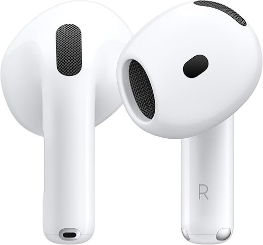 Must-Have Apple Accessories: 10 Amazing Picks for Every Apple Enthusiast 12 Apple AirPods 4 Wireless Earbuds, Bluetooth Headphones, with Active Noise Cancellation, Adaptive Audio, Transparency Mode, Personalised Spatial Audio, USB-C Charging Case, Wireless Charging, H2 Chip