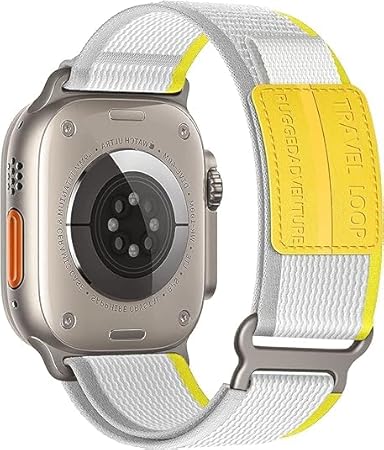 Must-Have Apple Accessories: 10 Amazing Picks for Every Apple Enthusiast 6 GETSABLE Trail Loop Compatible with Apple Watch Ultra 2/Ultra band 49mm, Series 10 46mm, 9/8/7 45mm, SE2/SE/6/5/4 44mm, 3/2/1 42mm, Rugged Nylon Strap iwatch Bands for Men Women - BeigeYellow