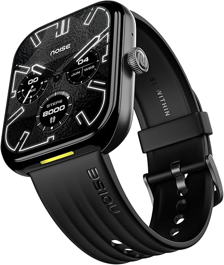 Wearable Technology - Top 10 Best Selling Smart Watches 2 Noise Ultra 3 Luminary with India's 1st Ever Personalised Notification Alerts (Lumilert), 1.96" AMOLED Display, Premium Metallic Dial, Send Upto 5 Emojis (Lumiping), Health Suite (Jet Black)