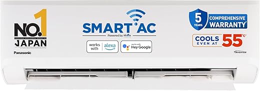 Panasonic 1.5 Ton 3 Star Premium Wi-Fi Inverter Smart Split AC (Matter Enabled, Higher Airflow, Copper Condenser, 7in1 Convertible, True AI, 2-Way, PM 0.1 Filter, CS/CU-SU18AKY3W, White)