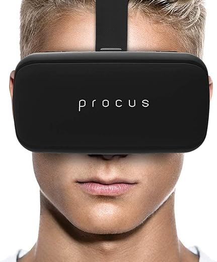 Budget Virtual Reality Headsets You Can’t Miss in 2024 9 Procus ONE Virtual Reality Headset 40MM Lenses -For IOS and Android – (Black)